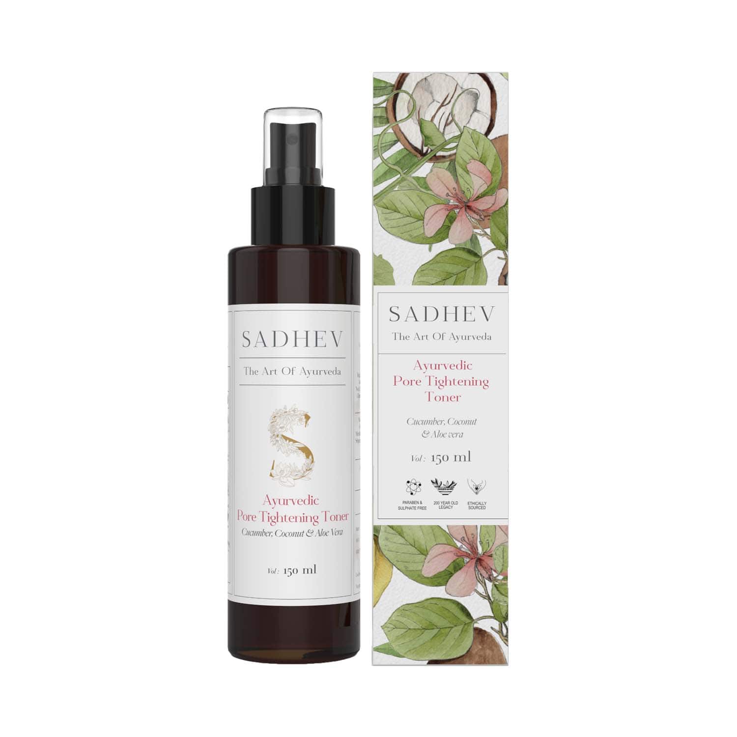 Sadhev | Sadhev Ayurvedic Pore Tightening Toner (150ml)