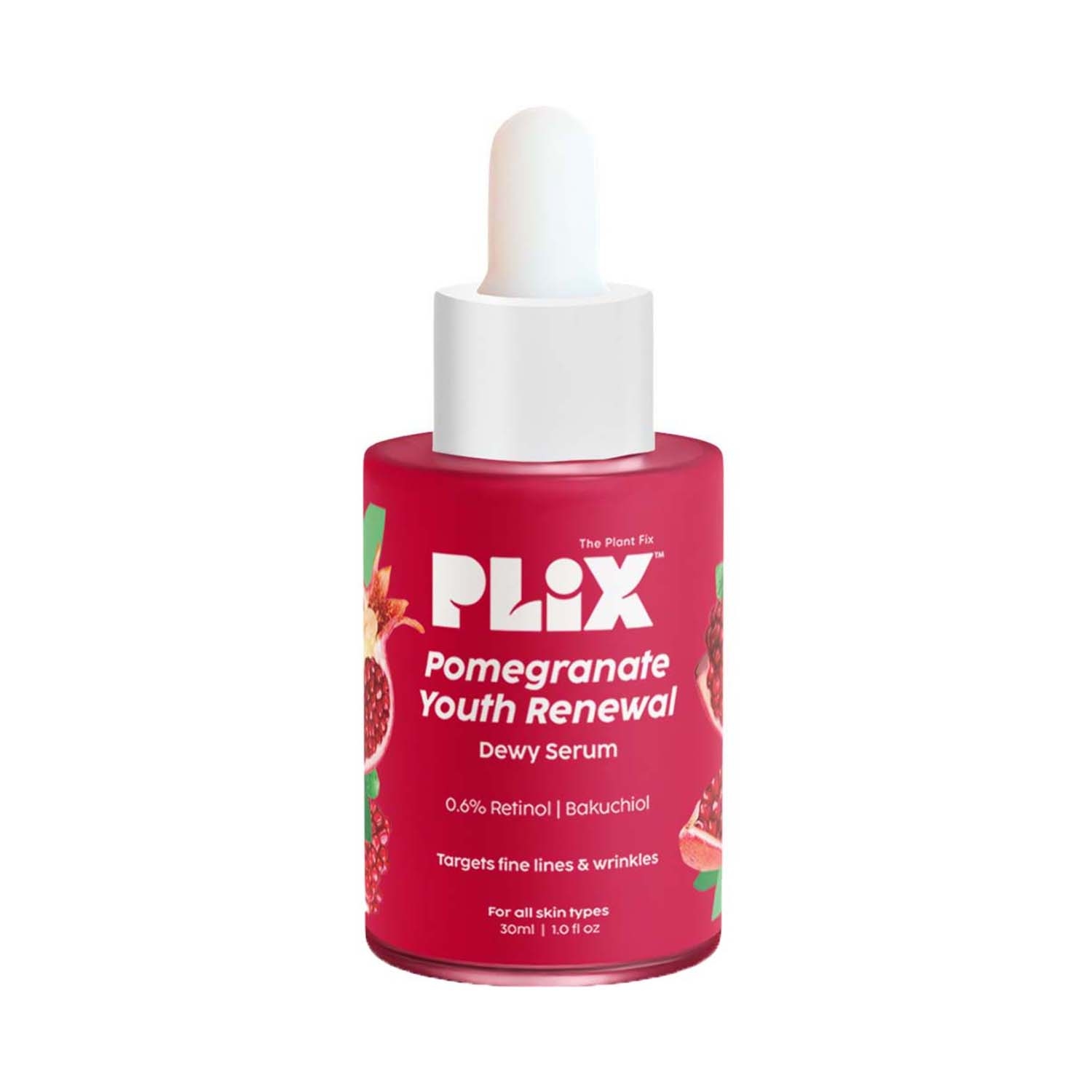 Plix The Plant Fix | Plix The Plant Fix Pomegranate Youth Renewal Dewy Serum With Retinol For Anti Aging (30ml)