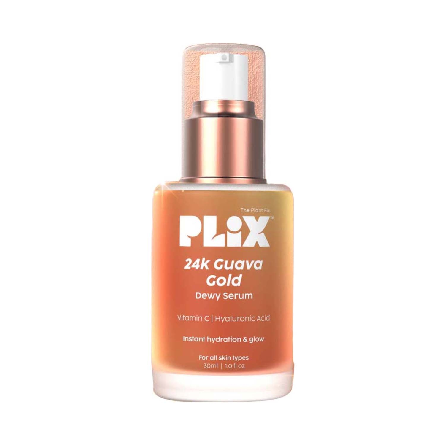 Plix The Plant Fix | Plix The Plant Fix Guava 24k Gold Face Serum For Instant Glow (30ml)