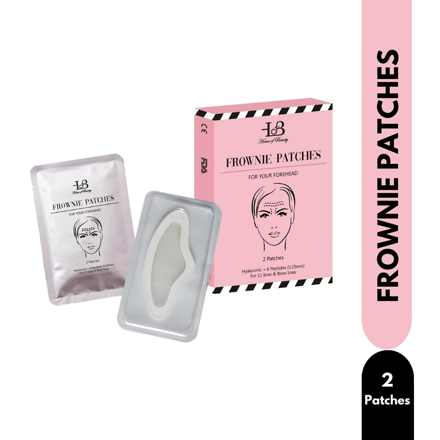 House of Beauty | House of Beauty Frownie Patches For Forehead Lines & Skin Tightening W/T Peptides (2 Pcs)