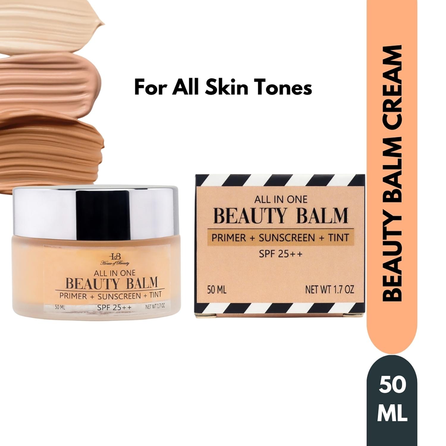 House of Beauty | House of Beauty All Skin Bb-Beauty Balm W/T Primer, Tint, & Spf 25+ Covers Unevenness (50 ml)