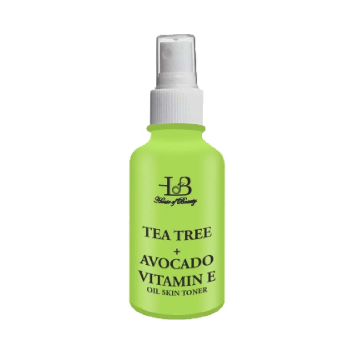 House of Beauty Tea Tree Avocado Vitamin E Toner (100ml)