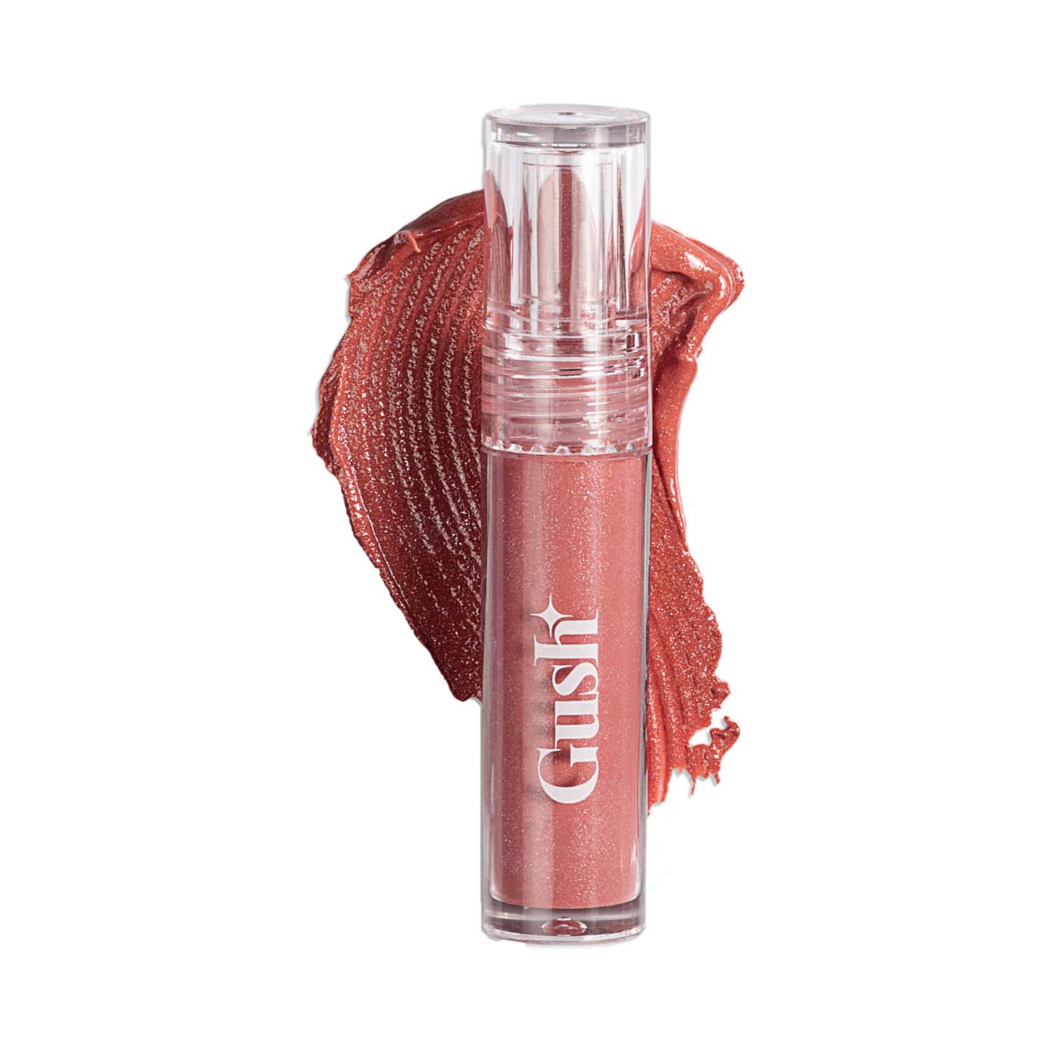 Gush Beauty | Gush Beauty Glaze Lip Oil Gloss High Shine & Hydrating Lip Gloss - Sheer Sparkle (2.8ml)