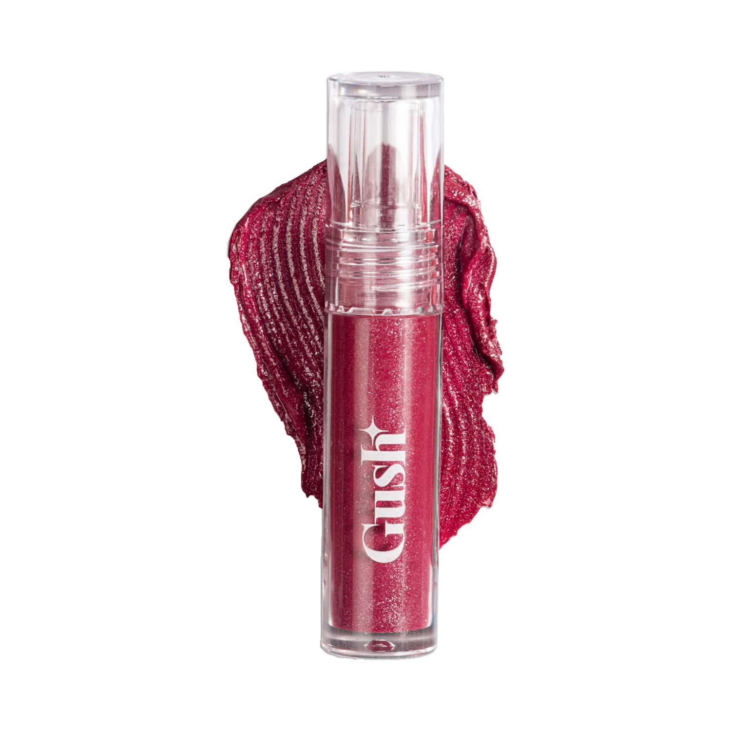 Gush Beauty | Gush Beauty Glaze Lip Oil Gloss High Shine & Hydrating Lip Gloss - Wine O'Clock (2.8ml)