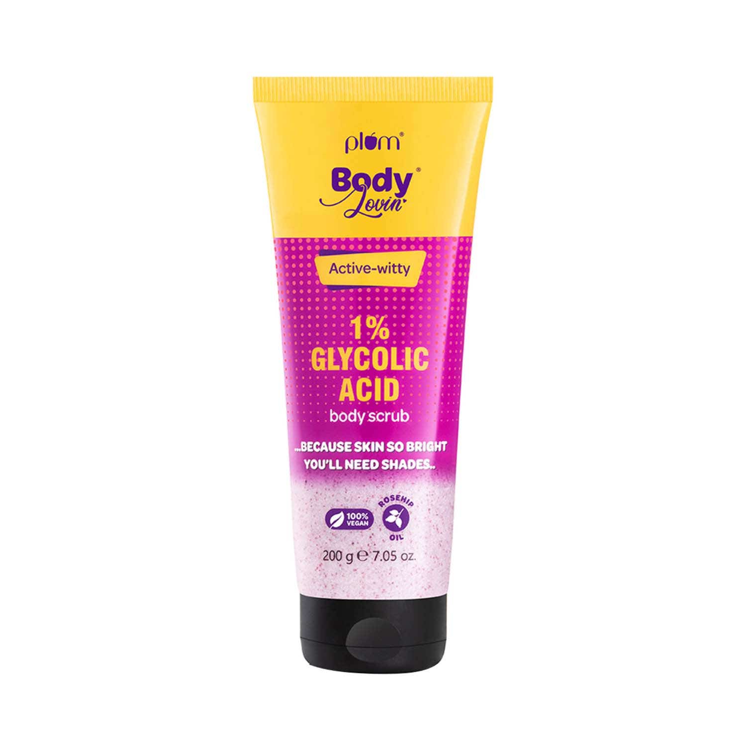 Buy Plum Bodylovin' ActiveWitty 1 Glycolic Acid Body Scrub (200g