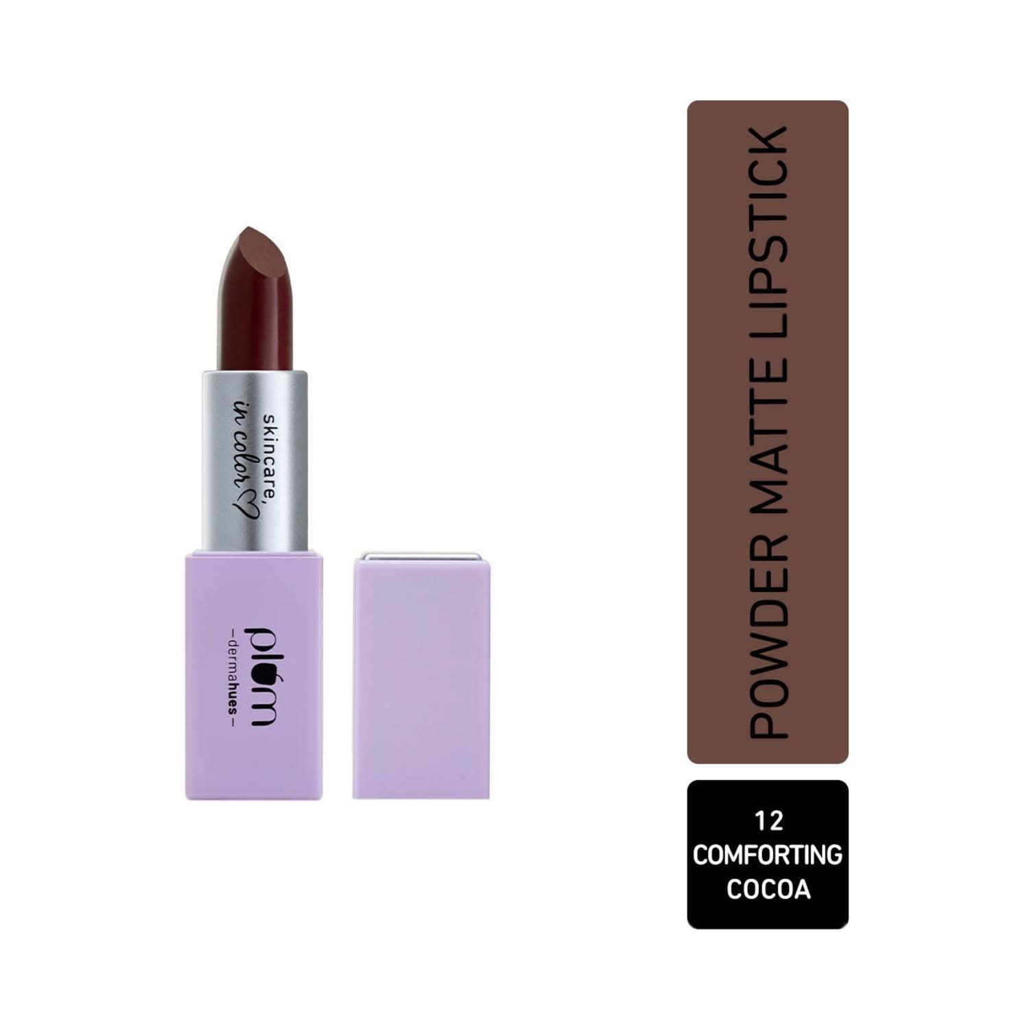 Plum | Plum Velvet Haze Powder Matte Lipstick - 12 Comforting Cocoa (4.2g)