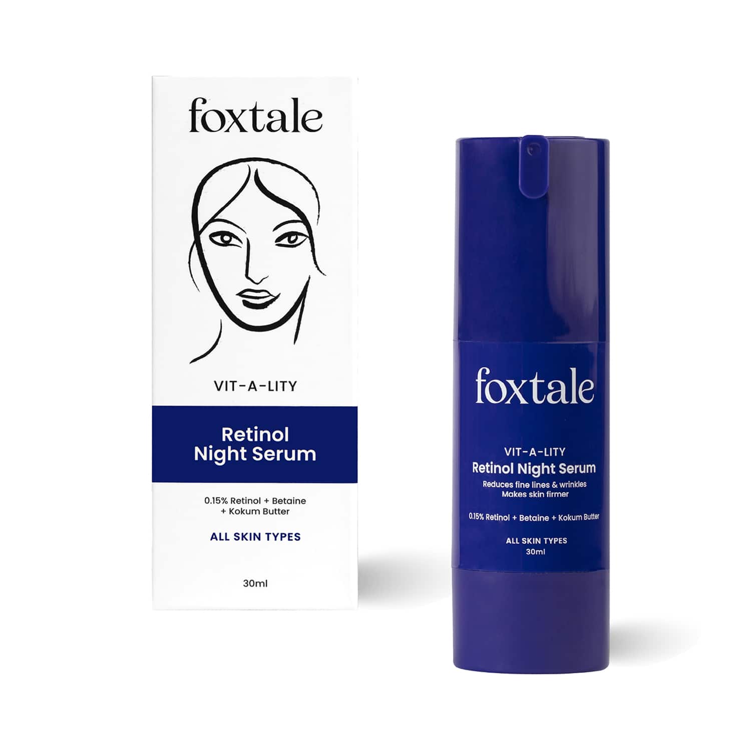 Foxtale | Foxtale 0.15% Encapsulated Retinol Night Serum (30ml)