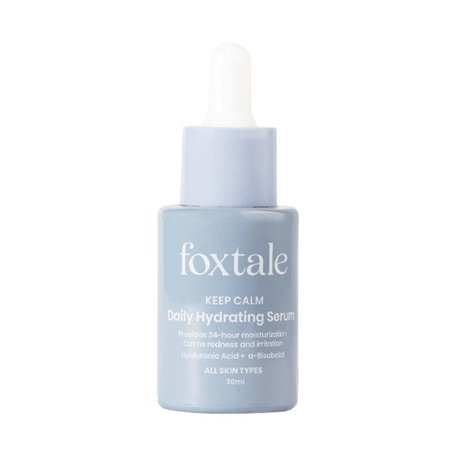 Foxtale | Foxtale Keep Calm Daily Hydrating Serum With Hyaluronic Acid, Aquaporin Boosters (30ml)