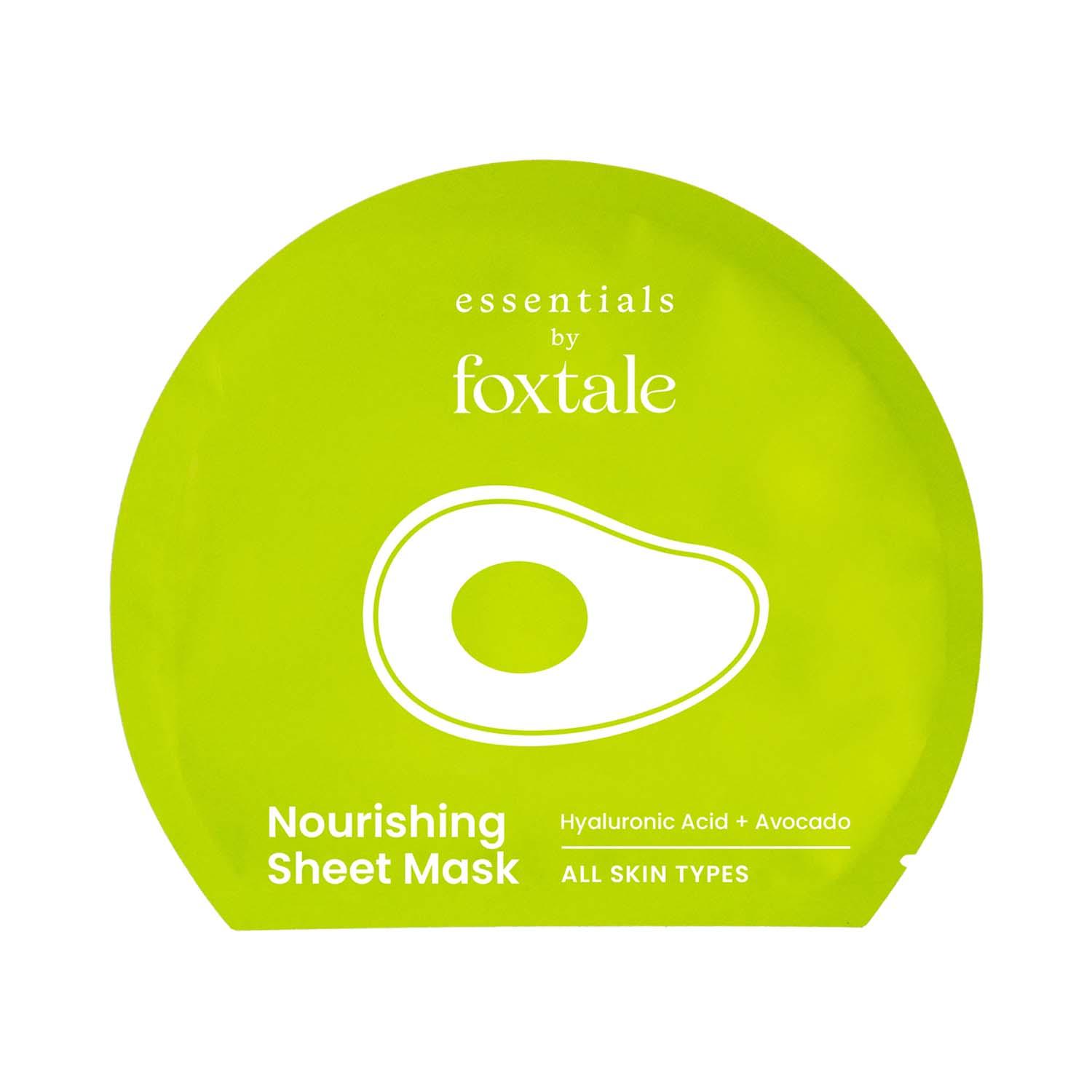 Foxtale | Foxtale Nourishing Sheet Mask With Hyaluronic Acid And Avocado (26g)