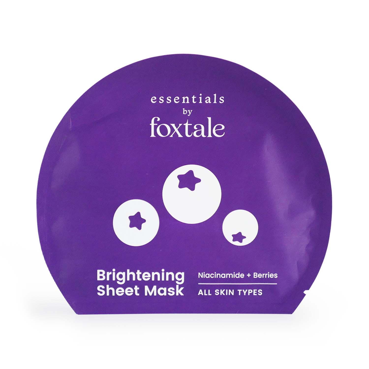 Foxtale | Foxtale Essentials Brightening Sheet Mask With Niacinamide And Berries (26g)