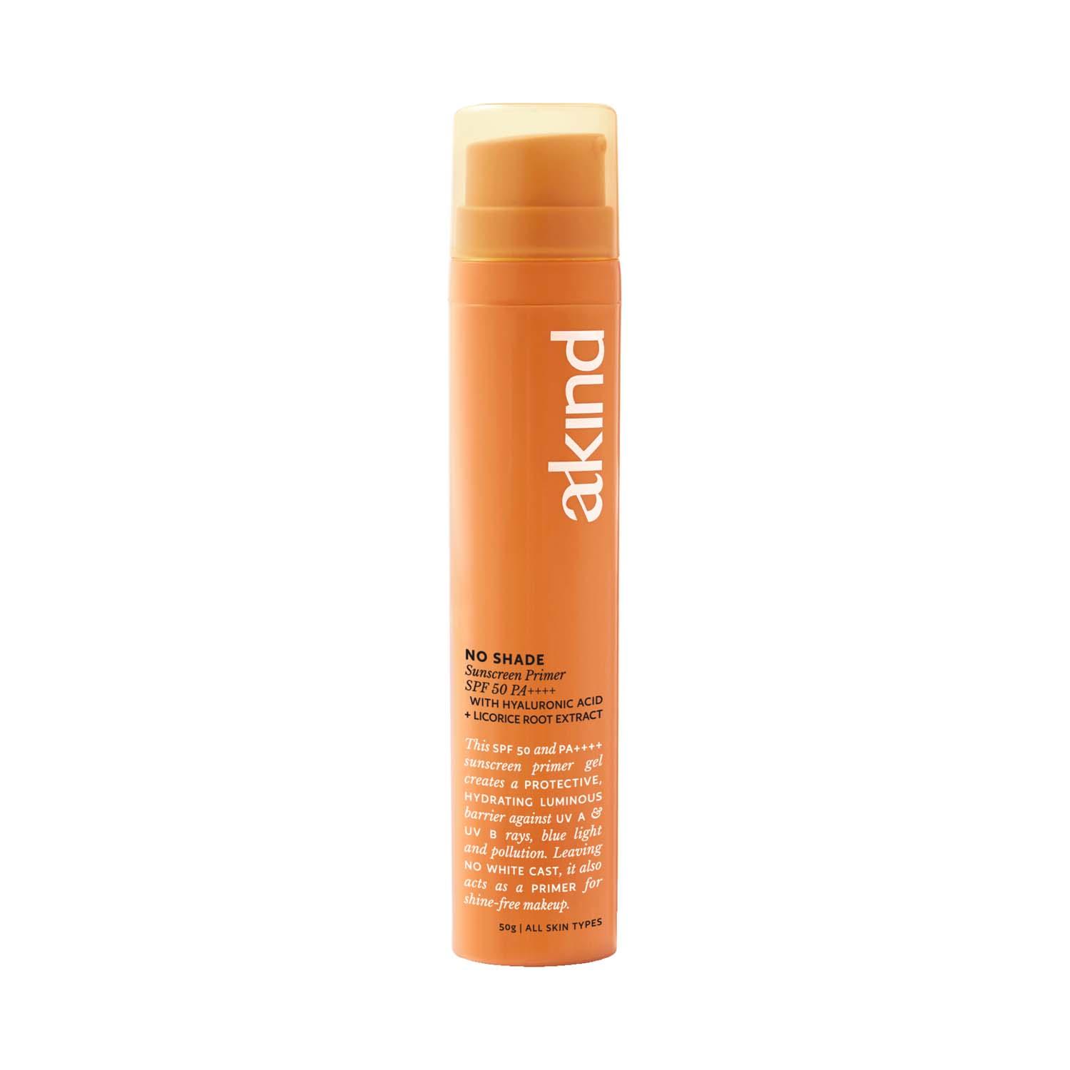 Akind | Akind No Shade Sunscreen Primer SPF 50 PA++++ (50 g)