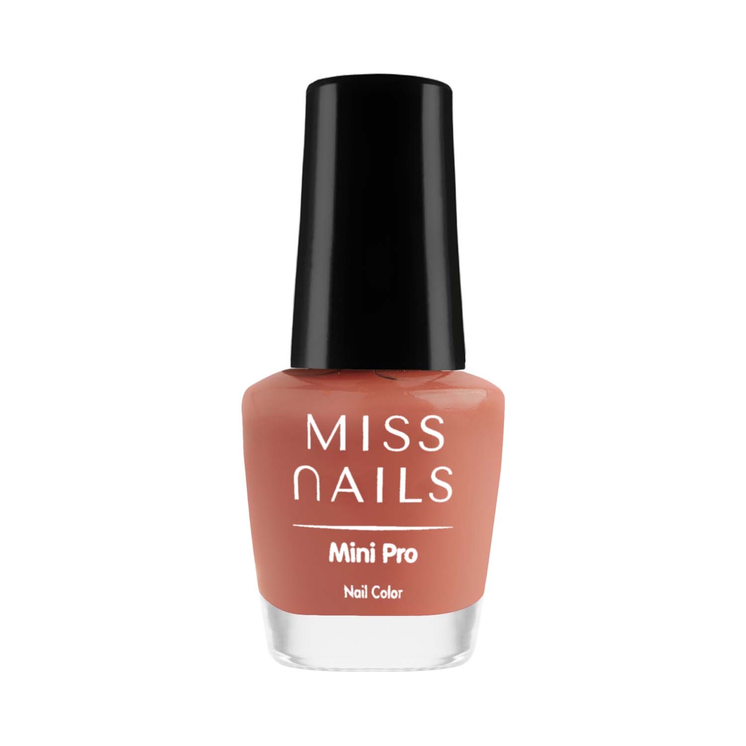 Miss Nails | Miss Nails Mini Pro Nail Polish - Carefree Coral (6ml)
