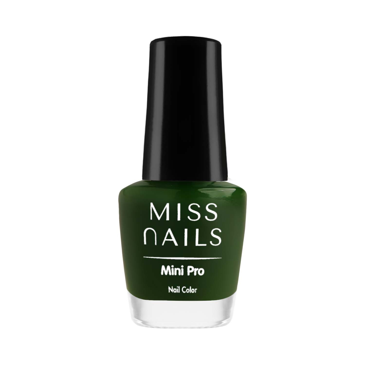 Miss Nails | Miss Nails Mini Pro Nail Polish - The Classic Green (6ml)