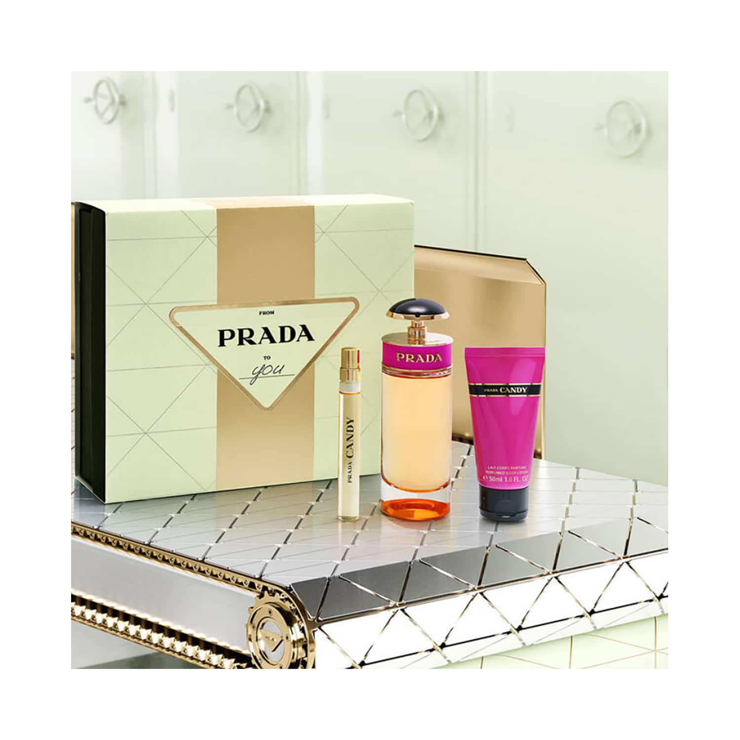 Buy Prada Candy Eau De Parfum Gift Set 3Pcs Online at Best Price in India on Tira Website App