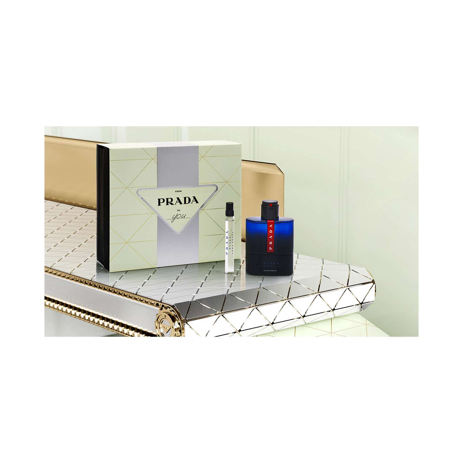 Buy Prada Luna Rossa Ocean Eau De Toilette Gift Set (3Pcs) Online