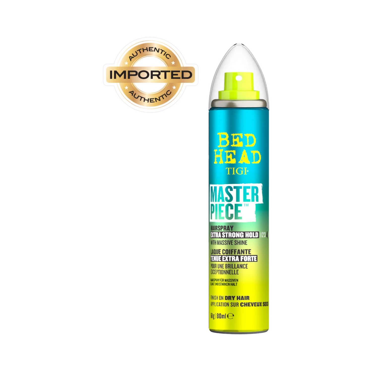 TIGI | TIGI Bed Head Masterpiece With Extra Strong Hold & Glossy Finish Hair Spray (80ml)