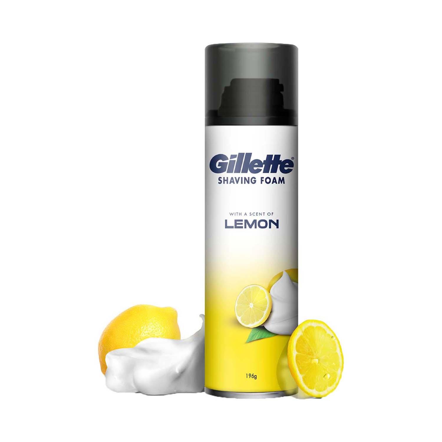 Gillette | Gillette Classic Lemon Lime Pre Shaving Foam (196g)