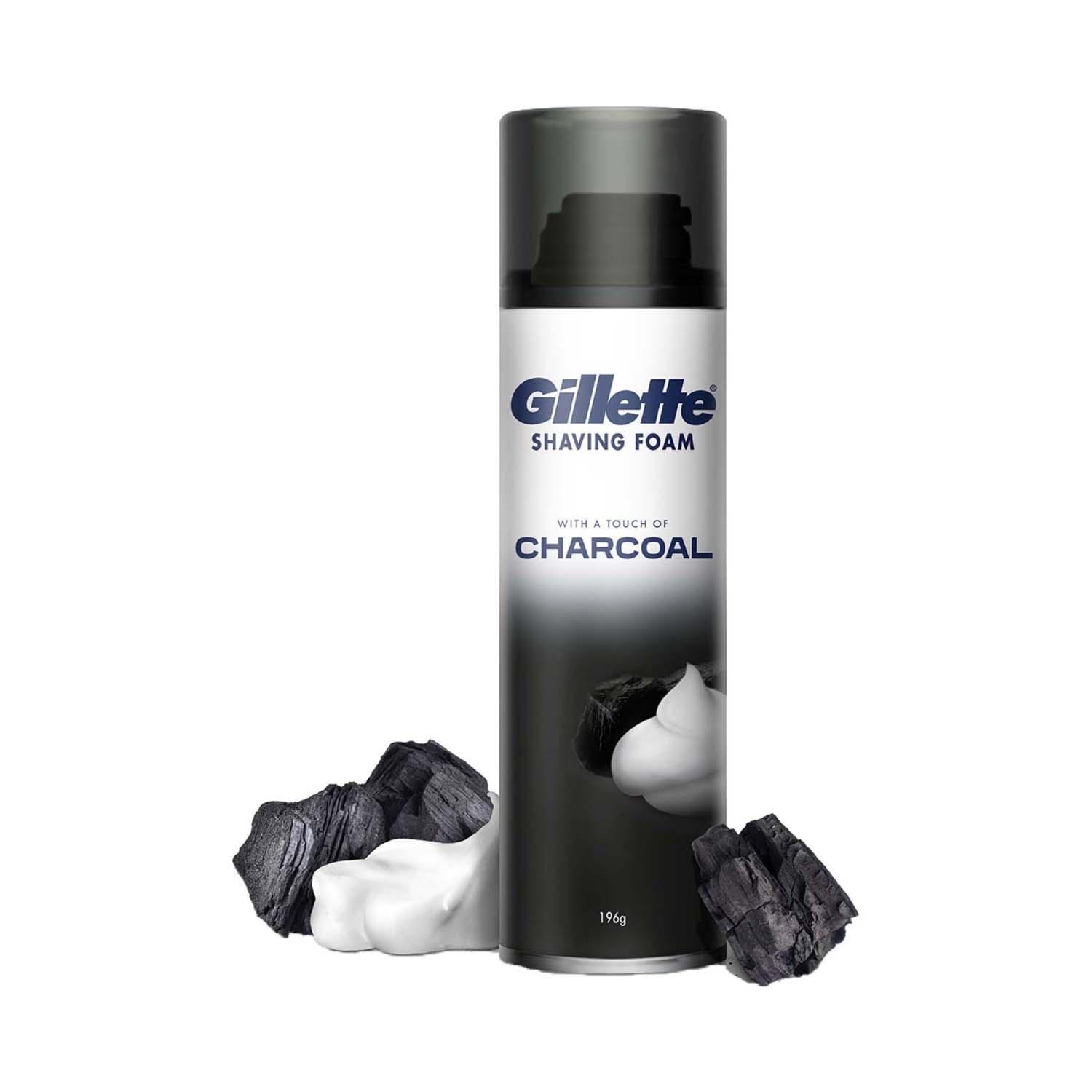 Gillette | Gillette Charcoal Pre Shaving Foam (196g)