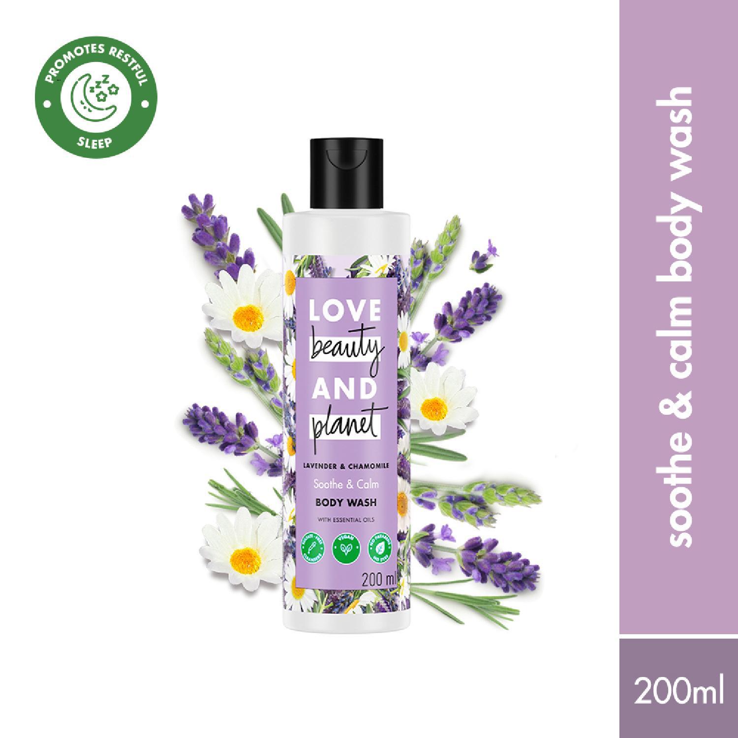 Love Beauty & Planet | Love Beauty & Planet Lavender and Chamomile Body Wash (200 ml)