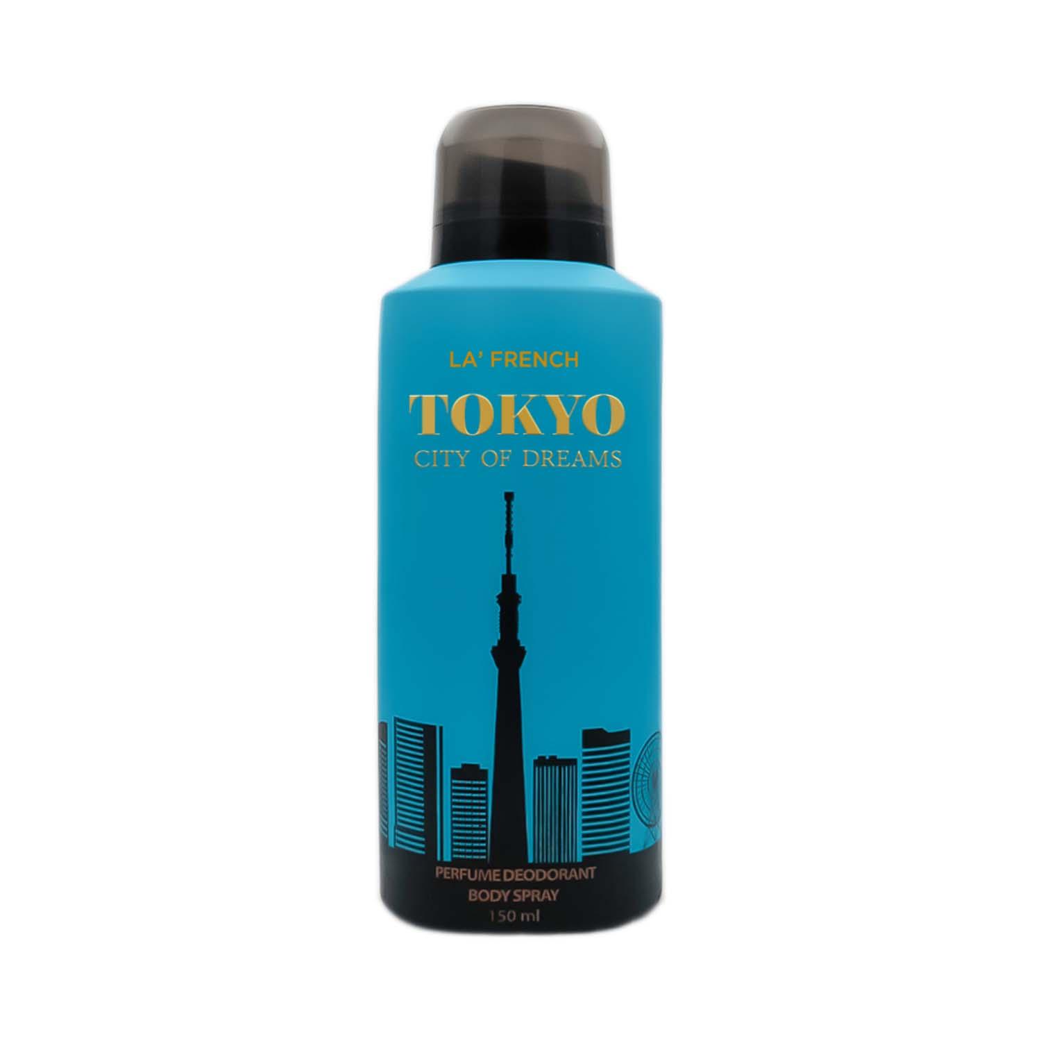 LA' French Tokyo City Of Dreams Deodorant For Men & Women (150ml)