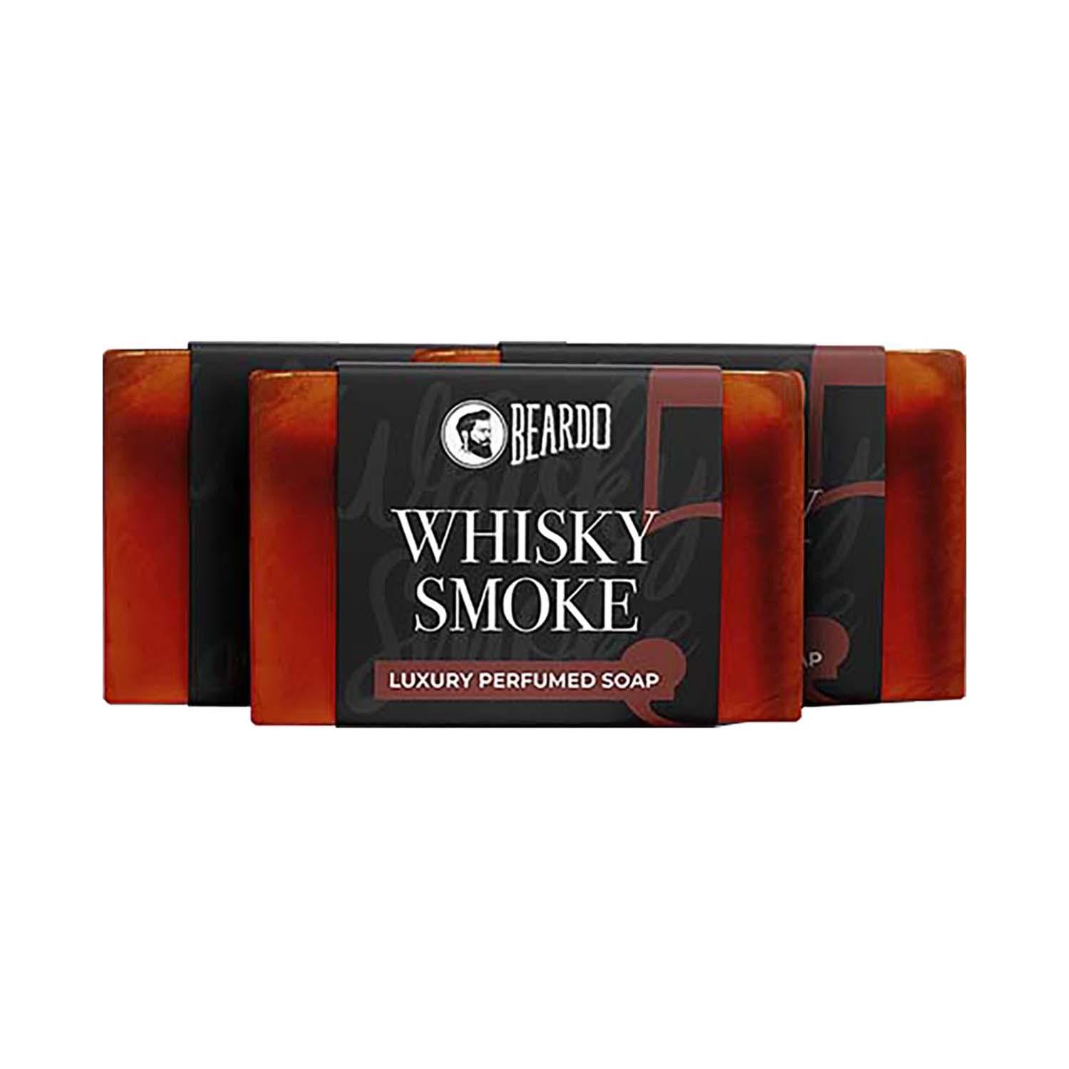 Beardo | Beardo Men Whisky Smoke Perfumed Luxury Soap Set (3Pcs)