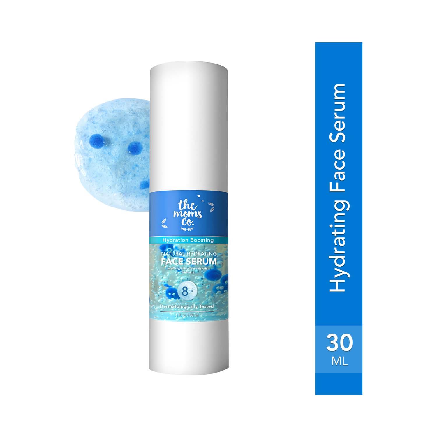The Mom's Co. Natural Hydrating Face Serum with 8 Types of Hyaluronic Acid and Vitamin E (30g)