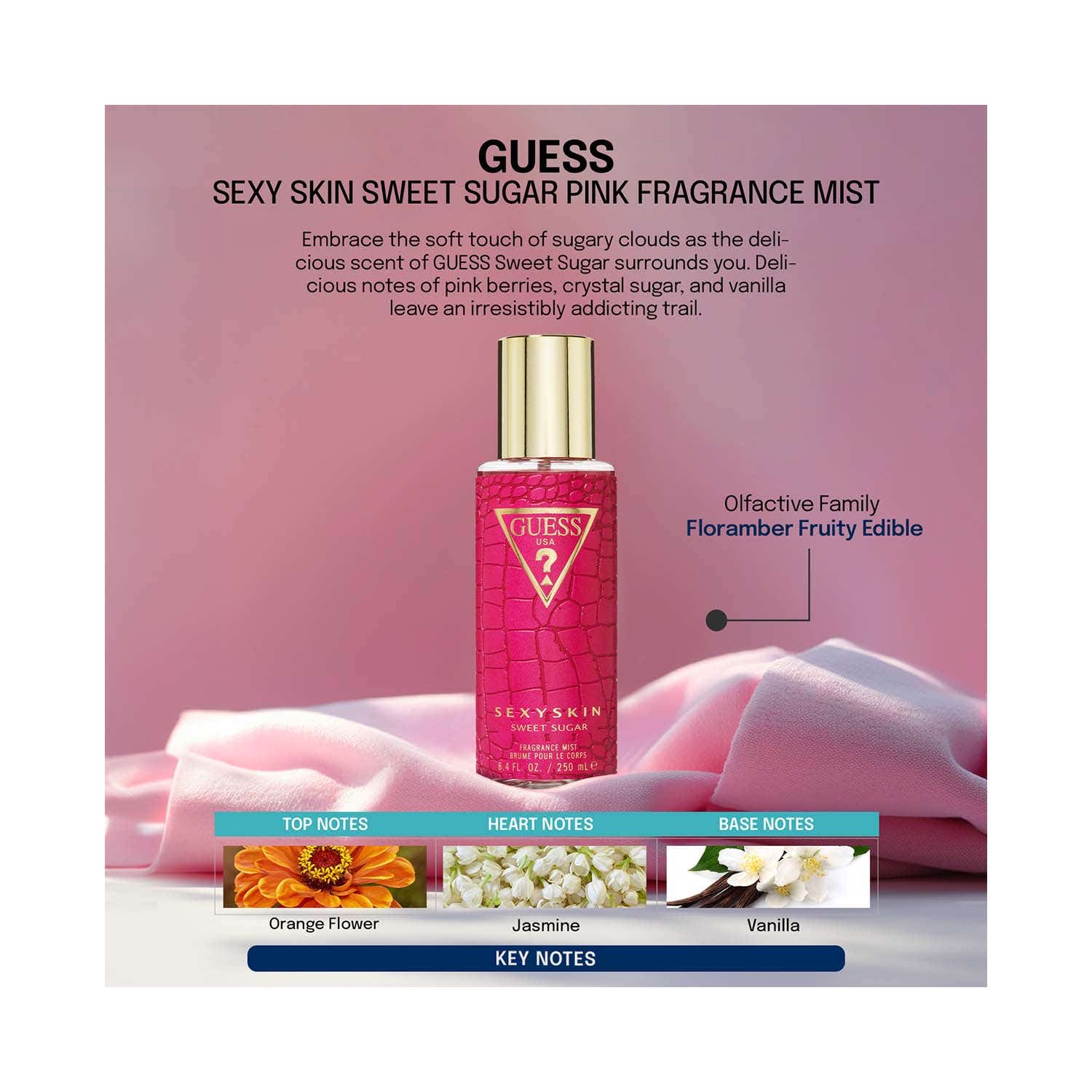 Buy Guess Sexy Skin Sweet Sugar Pink Women Fragrance Mist (250ml
