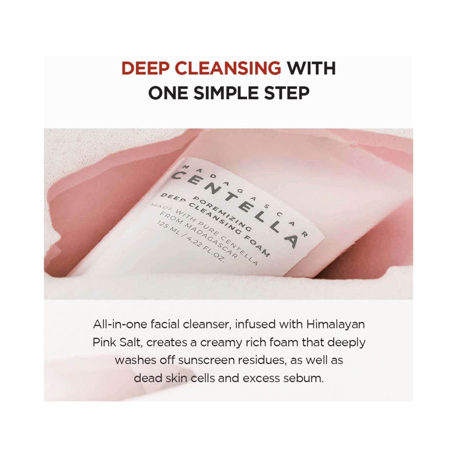 SKIN1004 Madagascar Centella Poremizing Deep Cleansing Foam 125ml - Image 4