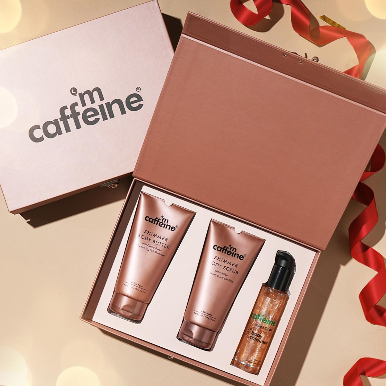 mCaffeine | mCaffeine Shimmer & Glow Body Gift Kit - (2 Pcs)