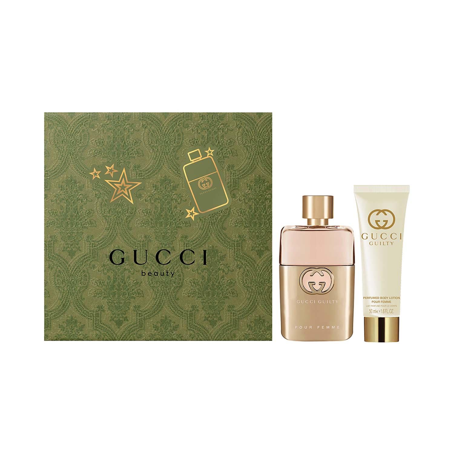 Gucci | Gucci Guilty Pour Femme Eau De Parfum Gift Set With Body Lotion - (2 Pcs)