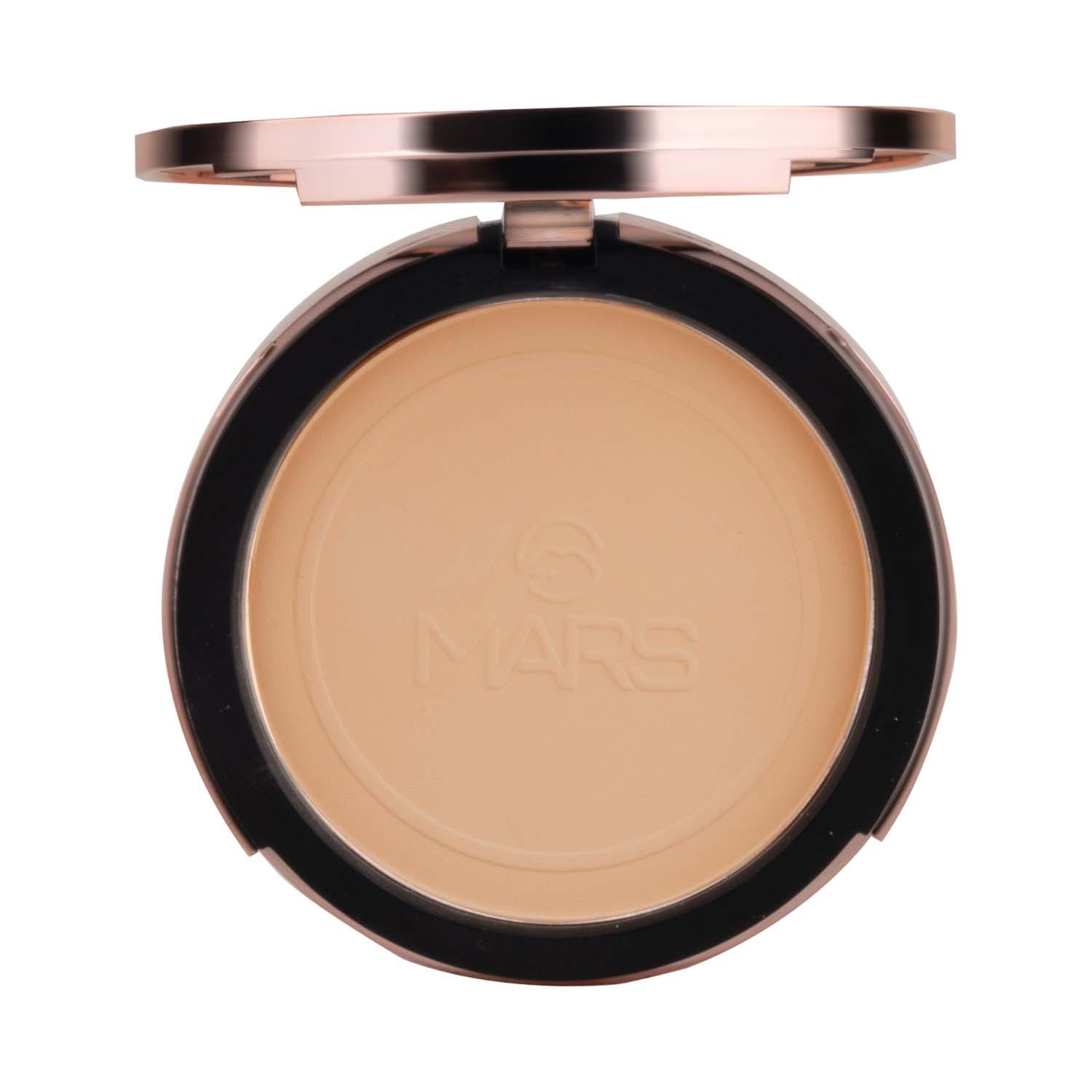 MARS | MARS Matte On Compact Powder With Puff Applicator - 05 Honey (8g)