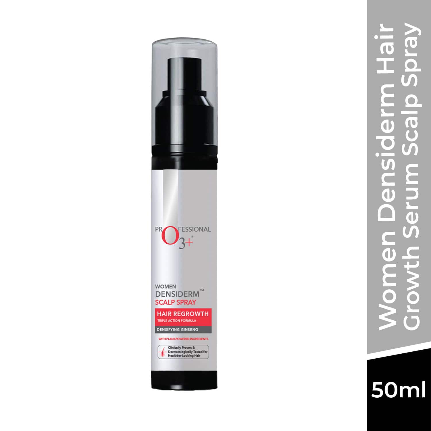 O3+ | O3+ Women Densiderm Hair Growth Serum Scalp Spray with Hair Fall Control & Hair Growth (50 ml)