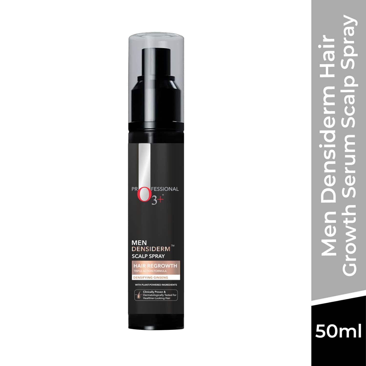 O3+ | O3+ Men Densiderm Hair Growth Serum Scalp Spray with for Hair Fall Control & Hair Growth (50 ml)