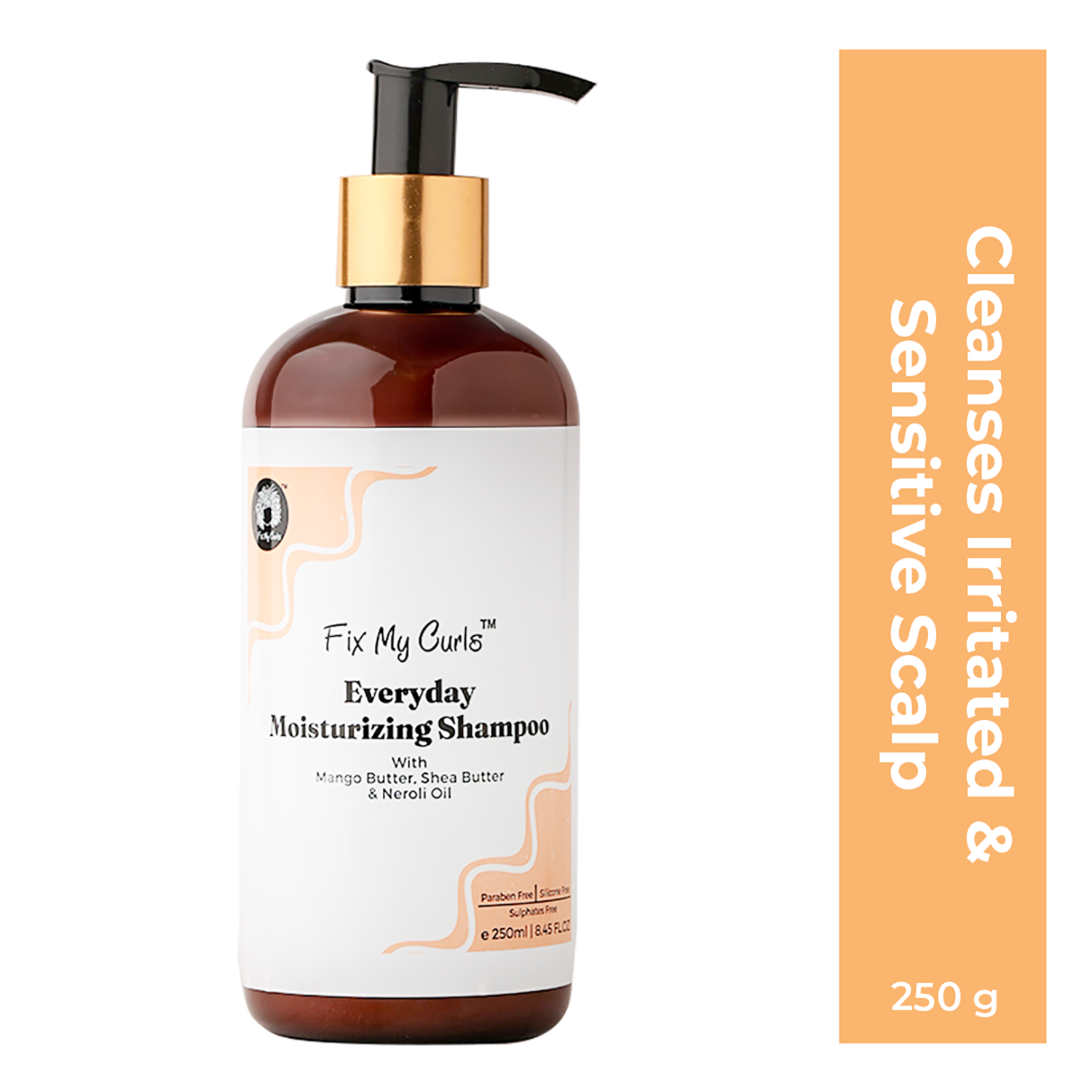 Fix My Curls | Fix My Curls Everyday Moisturizing Shampoo For Curly And Wavy Hair (250 ml)