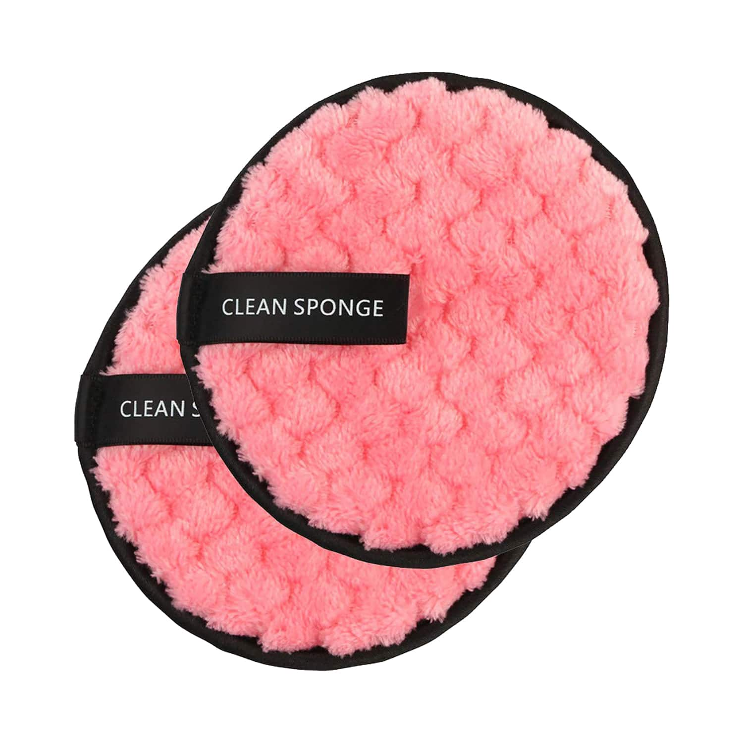 Bronson Professional | Bronson Professional Reusable Makeup Remover Cleansing Pads - Pink (2 Pcs)