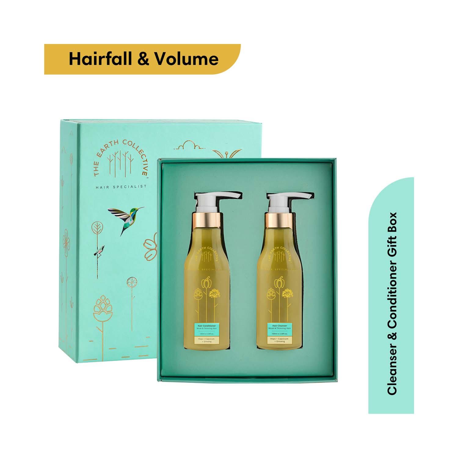  | The Earth Collective The Volumizing Blend Hair Cleanser & Hair Conditioner Gift Set (2 Pcs)