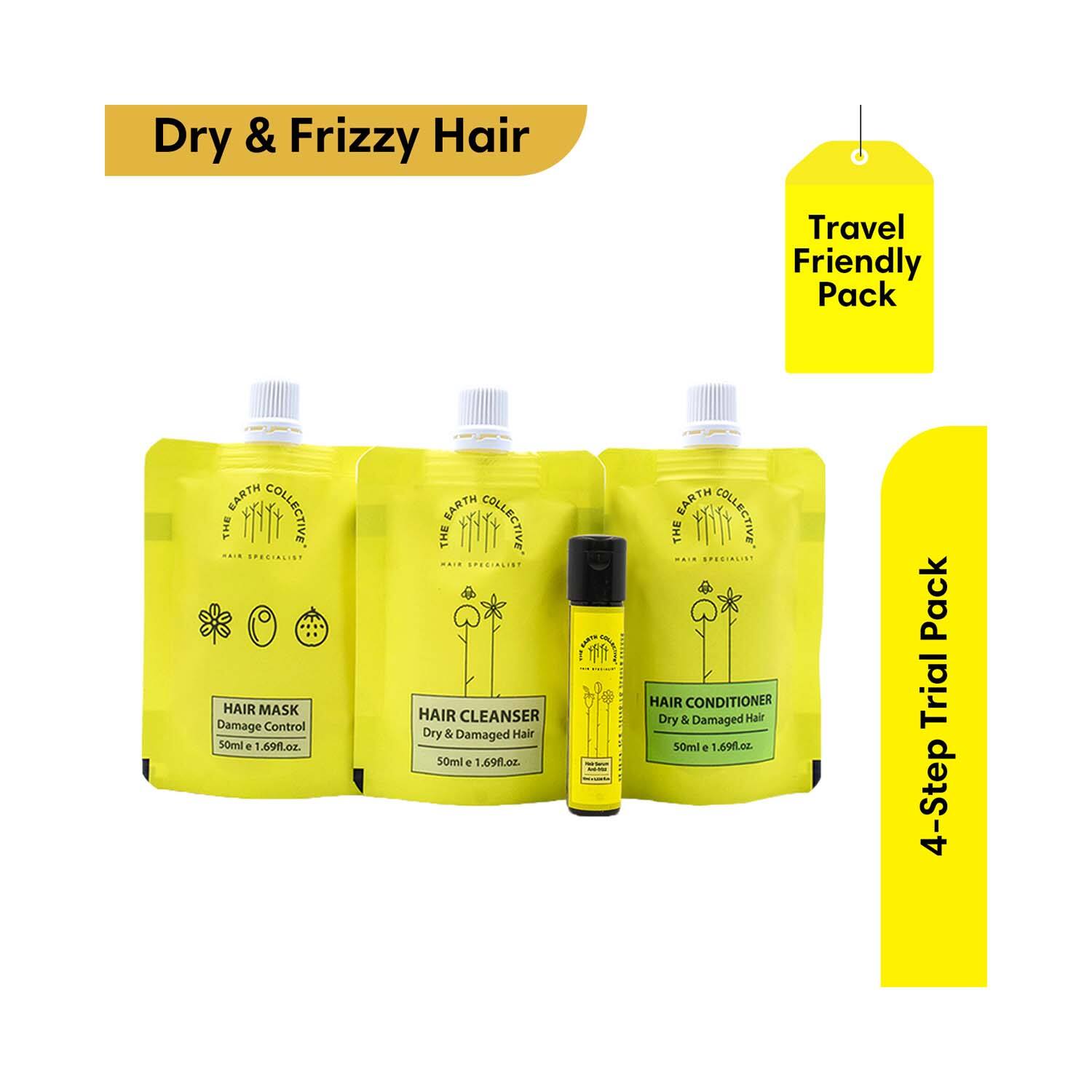 The Earth Collective | The Earth Collective Dry & Frizzy Hair Regime Trial Pack (4 Pcs)