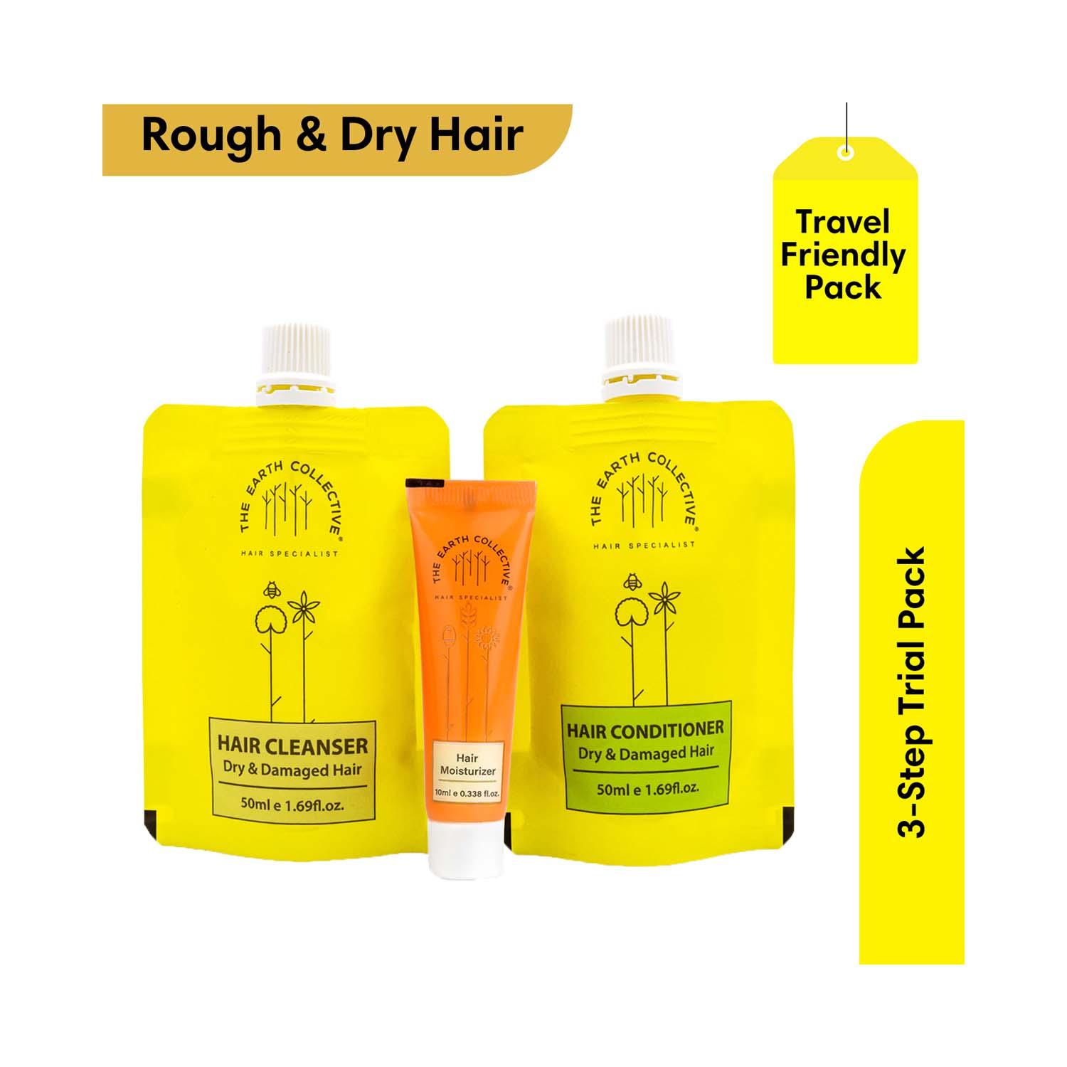  | The Earth Collective Dry & Rough Hair Regime Trial Pack (3 Pcs)