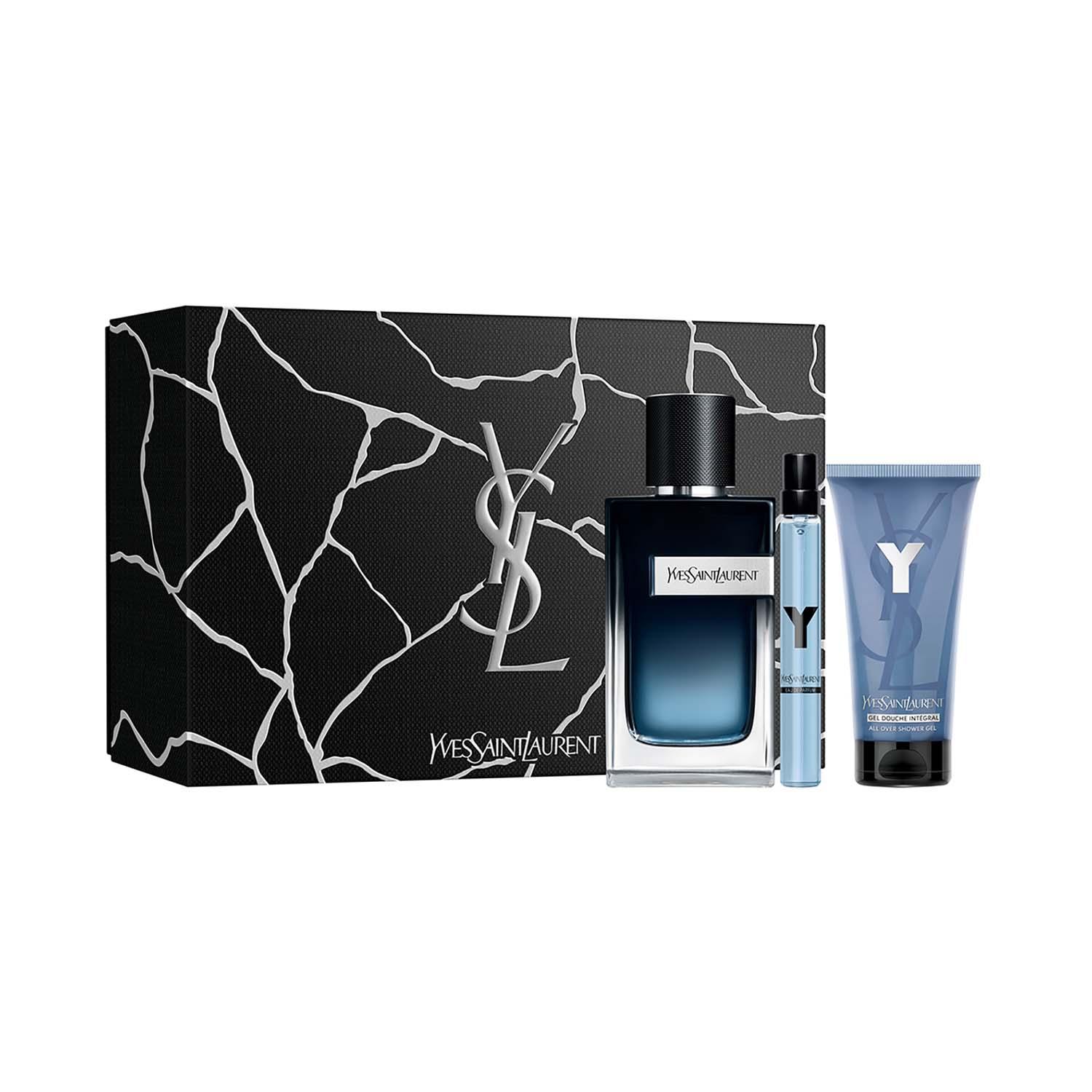 Yves Saint Laurent | Yves Saint Laurent Y Eau De Parfum and Shower Gel For Unisex Gift Set (3 pcs)