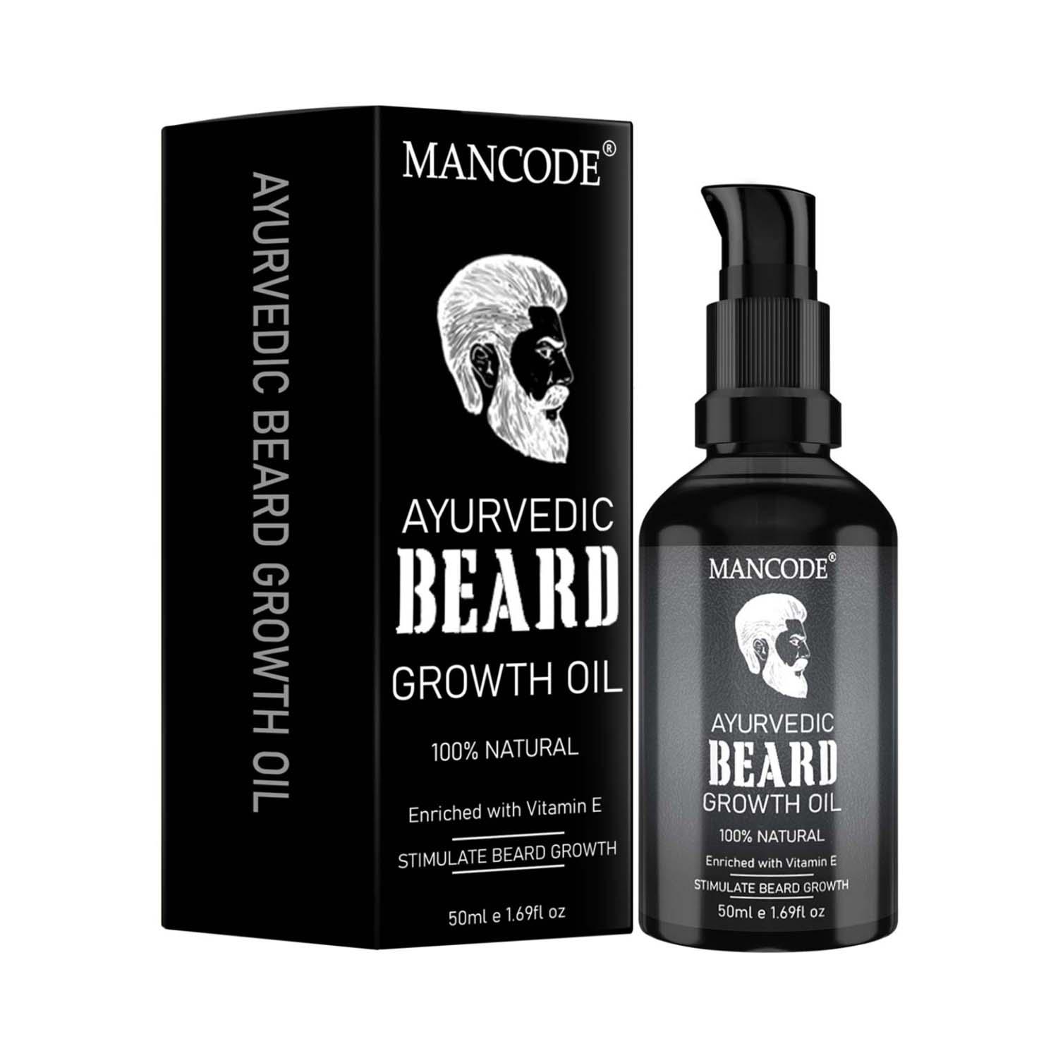 Mancode | Mancode Ayurvedic Beard Growth Oil For Men (50 ml)