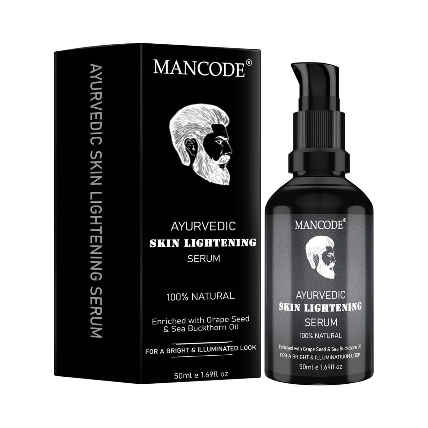 Mancode | Mancode Ayurvedic Skin Lightening Face Serum For Men (50 ml)