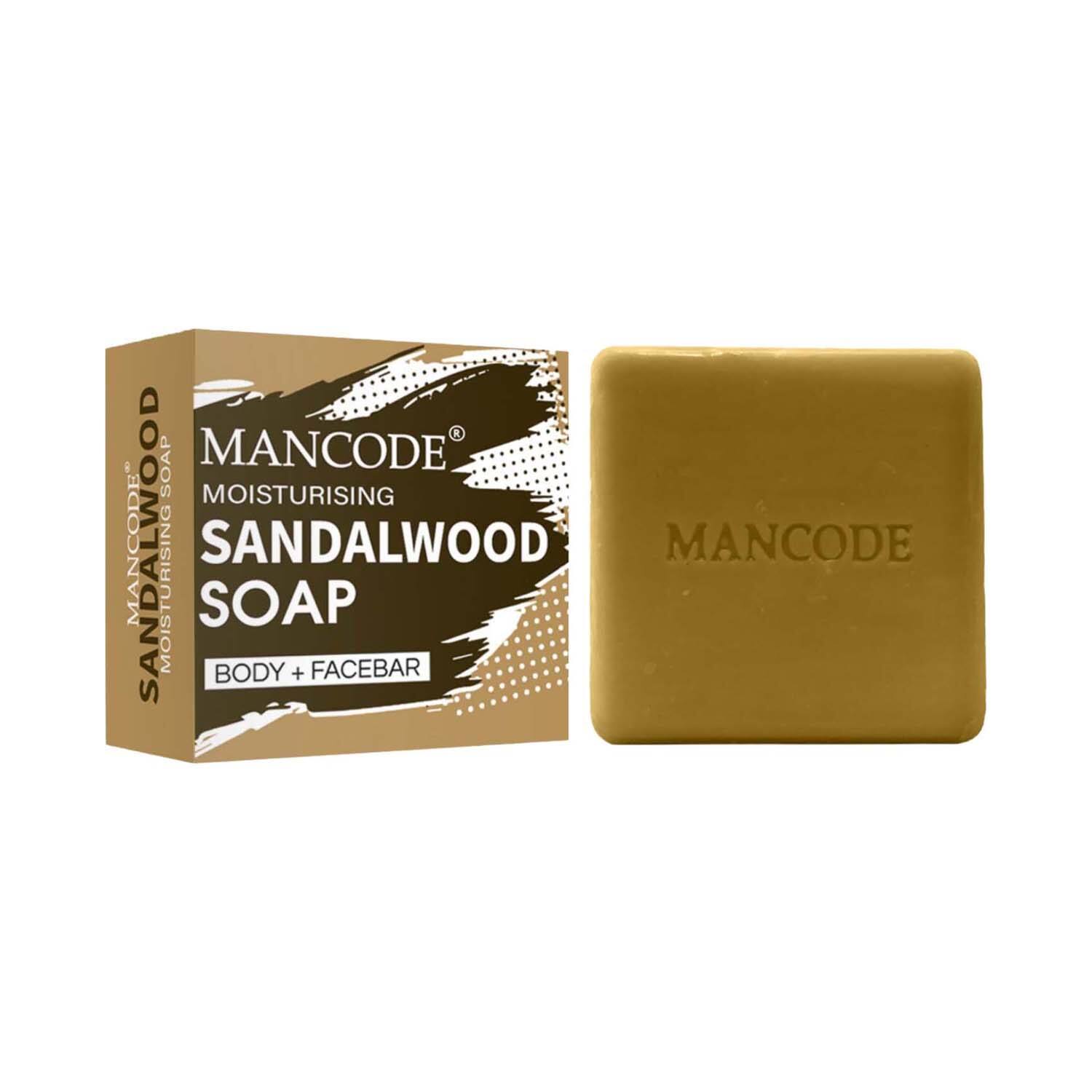 Mancode Refreshing Sandalwood Soap For Men (125 g)