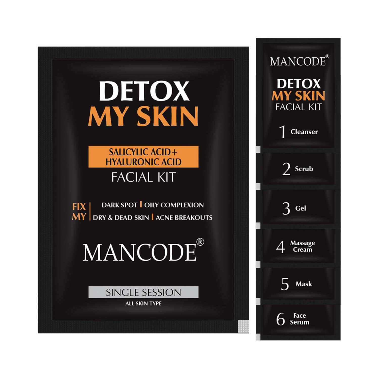 Mancode Detox My Skin Facial Kit For Men (6 pcs)