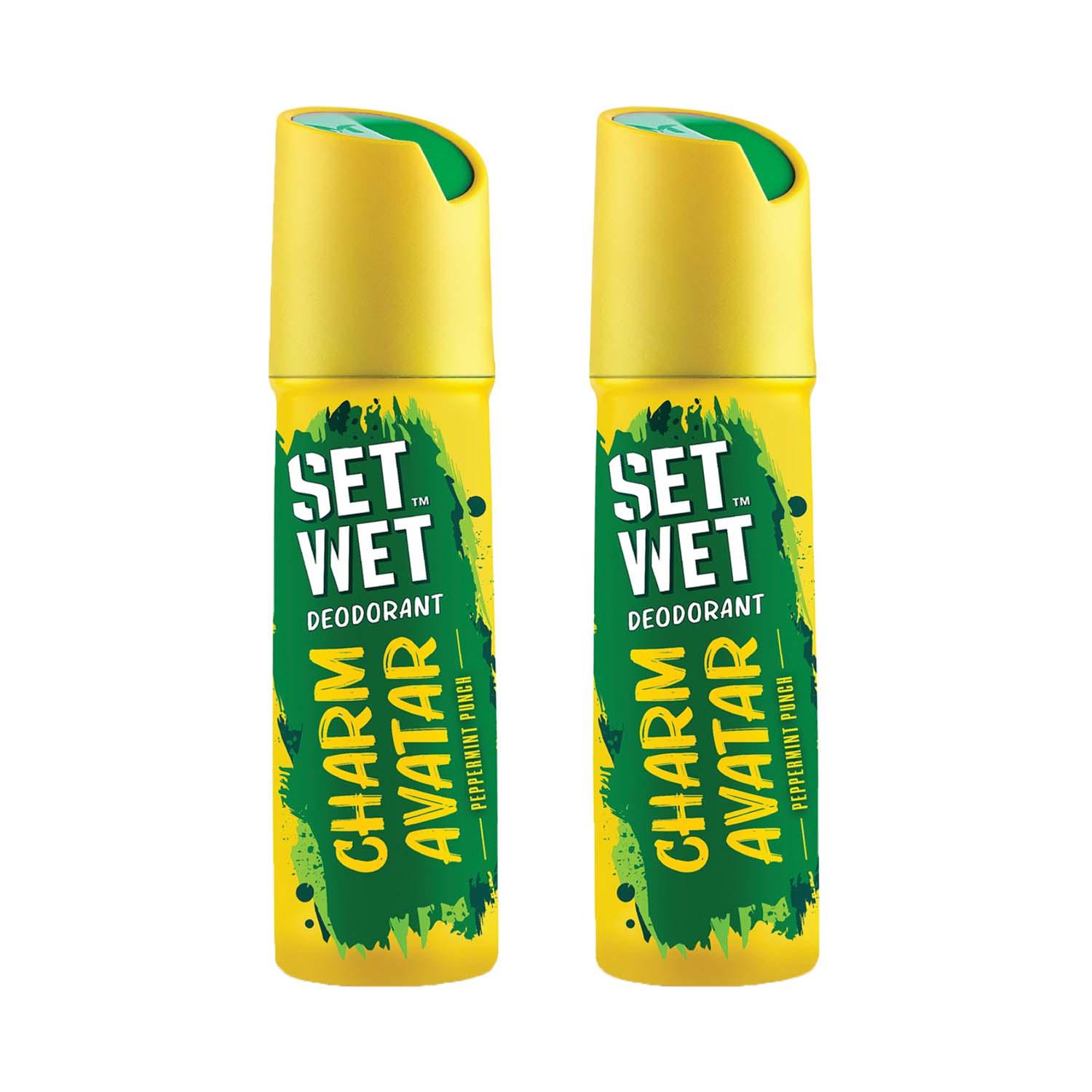 Set Wet | Set Wet Charm Avatar Body Spray Perfume for Men (2 pcs)