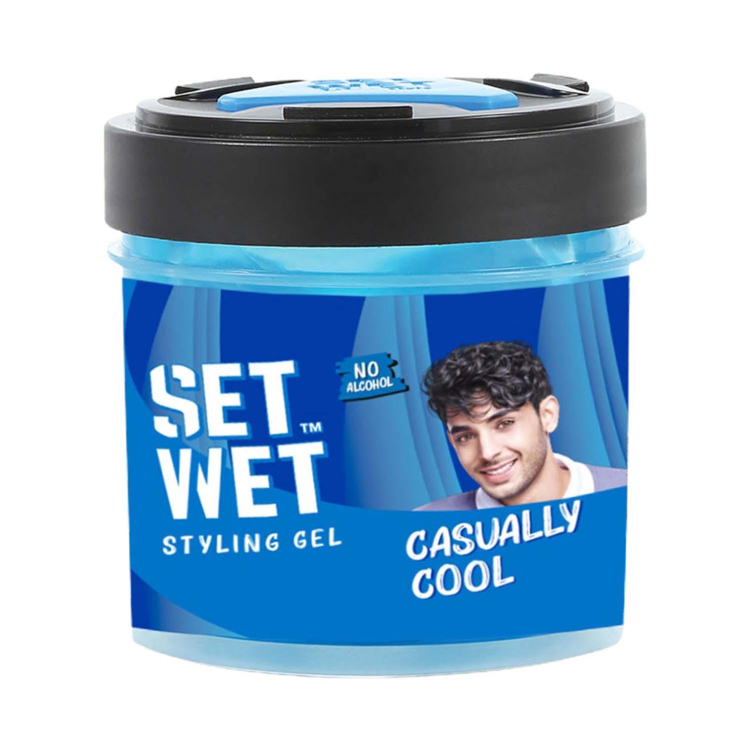 Set Wet | Set Wet Styling Hair Casually Cool Gel for Men (250 g)