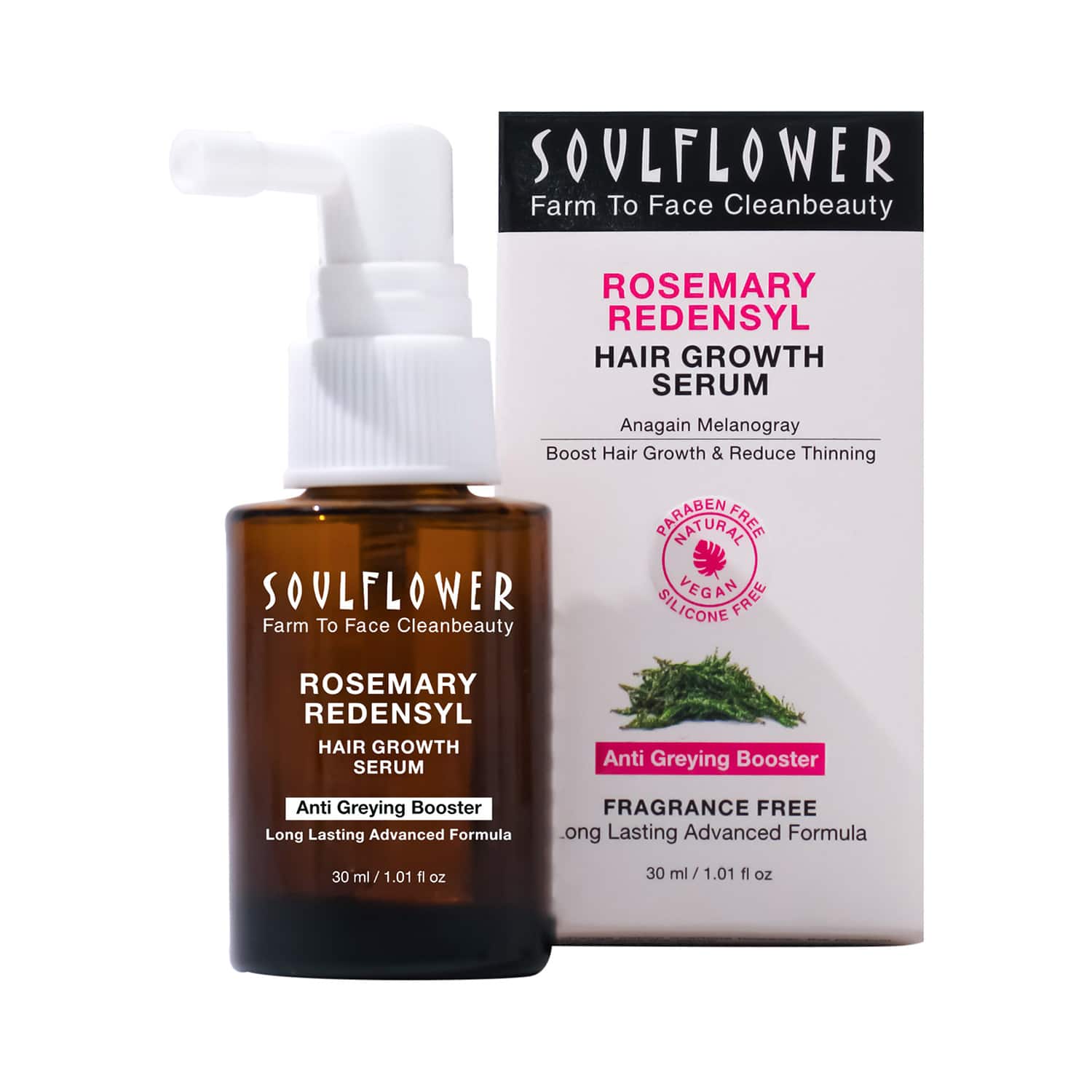 Soulflower | Soulflower Rosemary Redensyl Hair Growth Serum (30 ml)