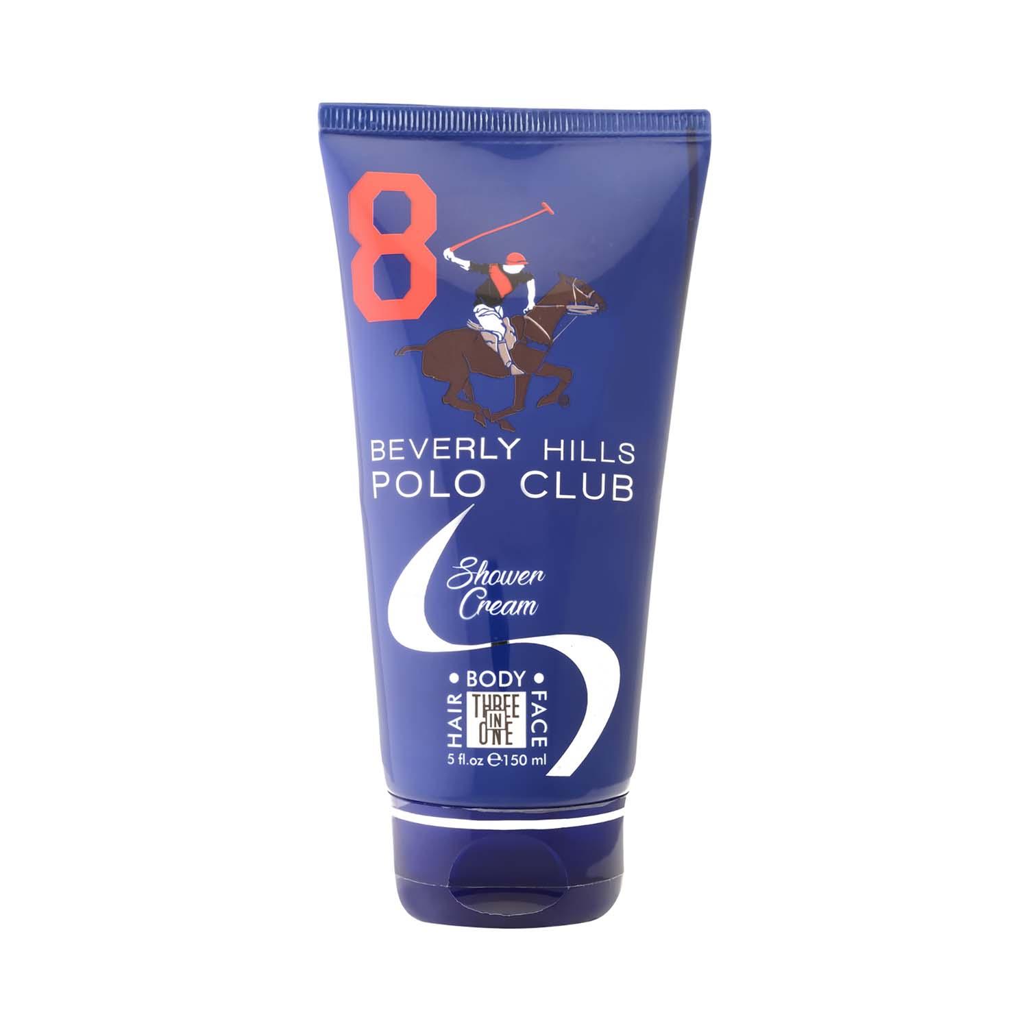 BEVERLY HILLS POLO CLUB | BEVERLY HILLS POLO CLUB Sports No.8 3 In 1 Shower Cream for Men (150 ml)