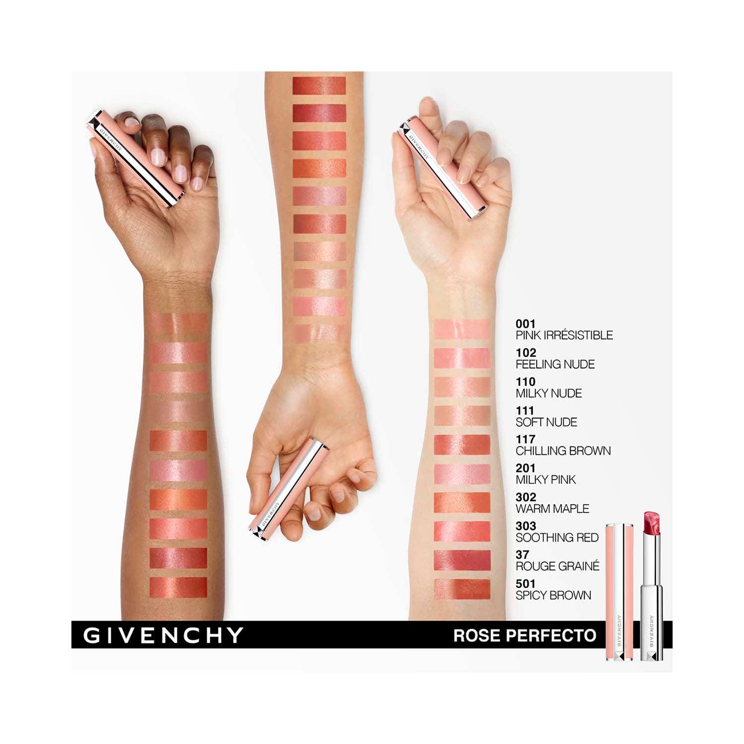 Buy Givenchy Rose Perfecto Lip Balm N501 Spicy Brown g