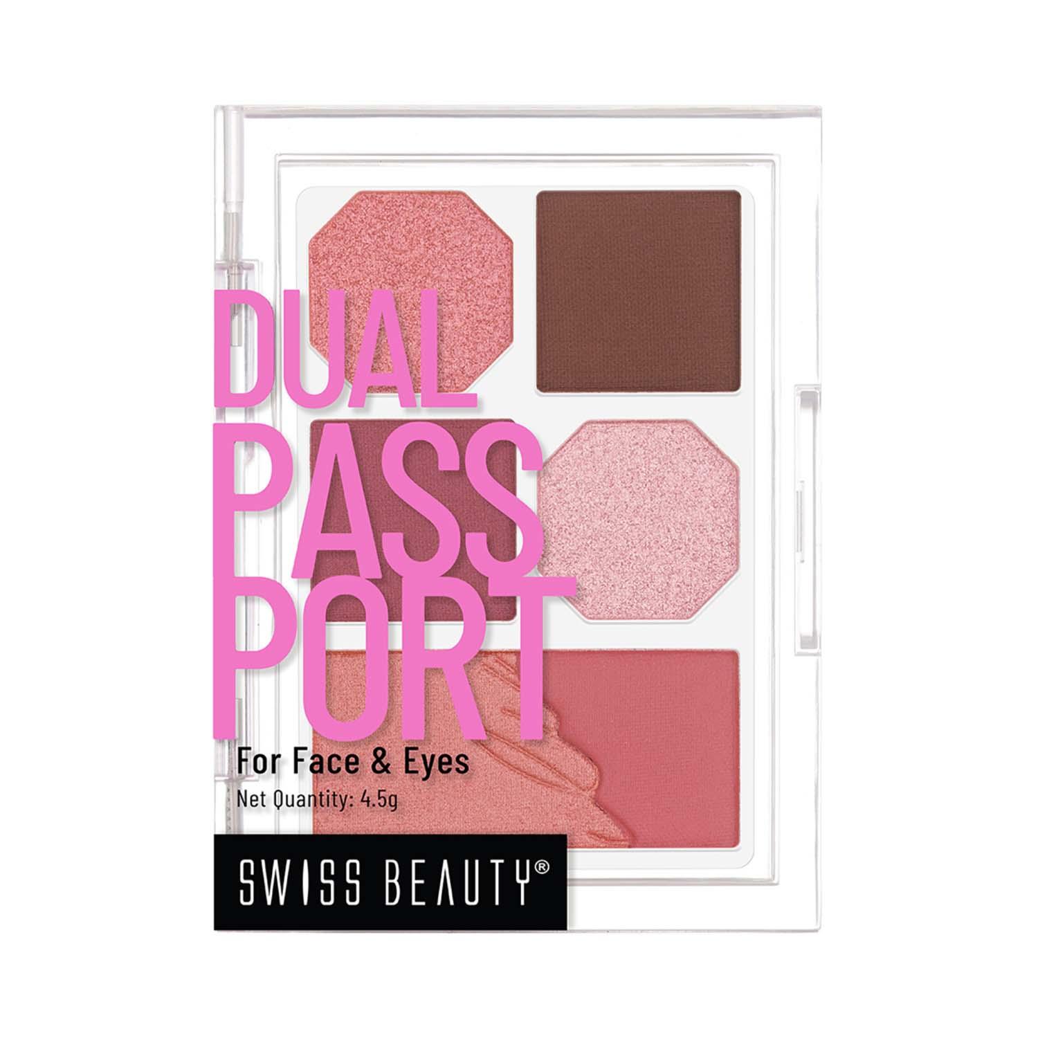 Swiss Beauty | Swiss Beauty Face and Eye Dual Passport Palette - Party Ready (4.5 g)