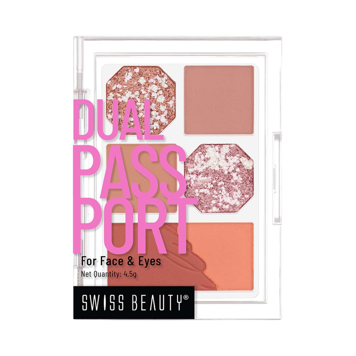 Swiss Beauty | Swiss Beauty Face and Eye Dual Passport Palette - Dinner Date (4.5 g)